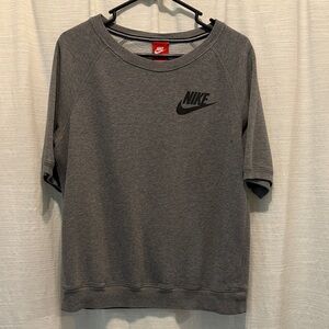 Nike Charcoal Short Sleeve Top